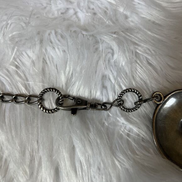 Vintage Chain Belt With Pebbled Loops